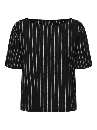 ONLY - Streifenshirt - Onlanny schwarz - Gr. - XS