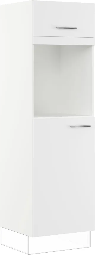 IMPULS KÜCHEN Backofen/Kühlumbauschrank ""Valencia", Breite/Höhe: 60/190,7 cm" vormontiert, mit Klapptür, mit Drehtür