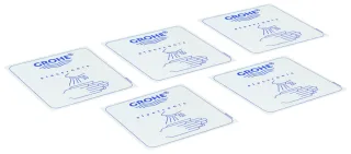Grohe Sticker 42177 f. WT-Einlochbatt. mit Elektronik-Piktogramm 5 Stk., 4217700M 4217700M
