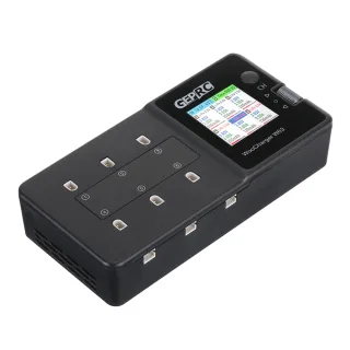 GEPRC WooPower W63 78W 3A*6 6 Ports1S Lipo Battery Charger Discharger with Storage Function 1.54-Inch IPS Display Supp