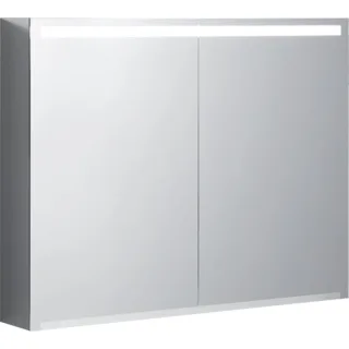 Geberit Option Spiegelschrank mit Beleuchtung zwei Türen, 90x70x15cm, 500583001 500583001