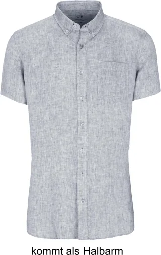 COMMANDER Finest Clothing - Hemd, 1/2 Arm - Gr. - S
