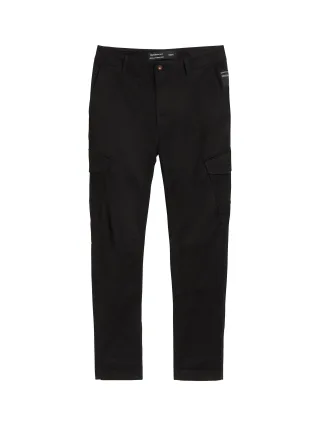 Denim Tom Tailor - Regular Tapered Cargo Hose black - Gr. - S