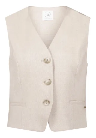 Betty & Co - Sommerweste beige - Gr. - 42