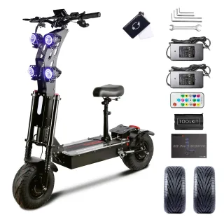 [EU Direct] TOURSOR X14 PRO Electric Scooter w/ Seat NFC Function 60V 50Ah Battery 60V 5000W*2 Dual Motors Recommended T