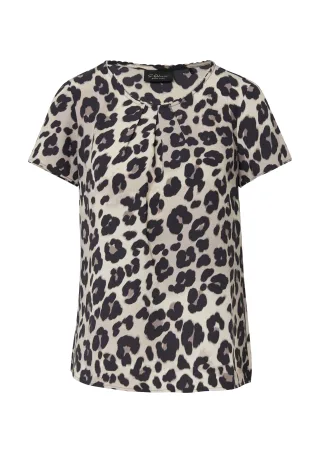 s.Oliver BLACK LABEL - Bluse braun|mehrfarbig - Gr. - 36