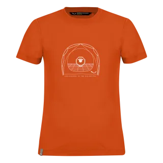 SALEWA - Graphic Dry'Ton Kurzarm T-Shirt Kinder - Schwarz (Gr.140)