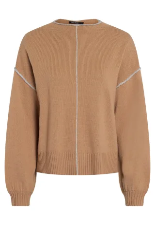 Marc Aurel - Pullover mit Kontrast-Details toffy melange varied - Gr. - 40