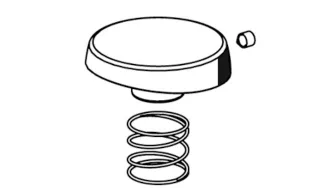 Schell Betätigungsgriff XERIS SC-K Druckfeder, chrom, 231080699 231080699