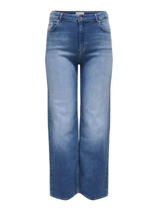 ONLY CARMAKOMA - CARWILLY HW WIDE DNM REA12187 NOOS Medium Blue Denim - Gr. - 46/34