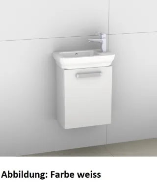 Artiqua 412 Waschtischunterschrank für Softmood T0551, Sangallo Grau quer, 412-WUT-I37-L-7154-432 412-WUT-I37-L-7154-432