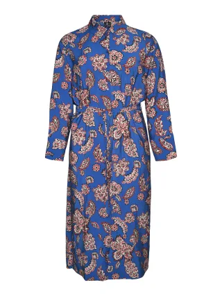 VERO MODA CURVE - VMCJOSIE JOAN LS 7/8 SHIRT DRESS WV CUR - Gr. - 50