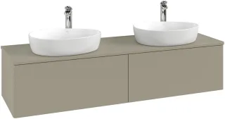 Villeroy & Boch Waschtischunterschrank Antao L39_5 1600x360x500mm mit Beleuchtung mit Struktur FK/AP L39150GK