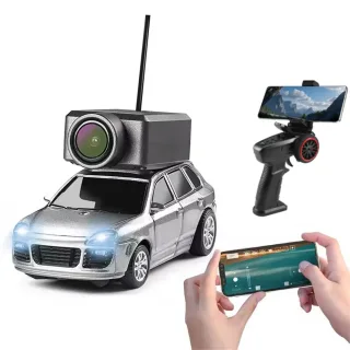 Wltoys 6401-C 1/64 2.4G FPV RC Car Wifi Camera Photos Videos VR App Control Built In Gyro Drift Desktop Micro 3 Speed On