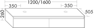 Burgbad Waschtischunterschrank rc40 Schilf Hochglanz/Lichtgrau Matt, SGBP140F4517A0126 SGBP140F4517A0126