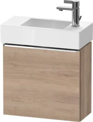 Duravit D-Neo Waschtischunterschrank wandhängend Tür:1, TA:LI, Gr:Chrom DE4219L10550000