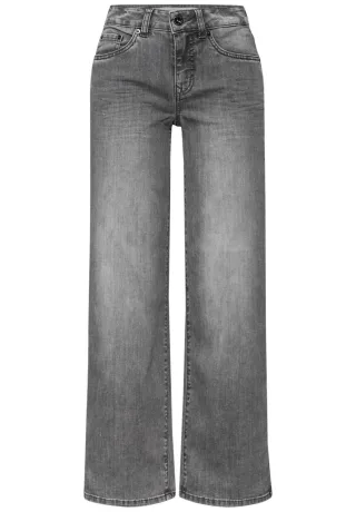 Street One Studio - Wide Leg Jeans schwarz - Gr. - 25/30