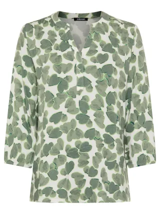 Olsen - T-Shirt Long Sleeves salvia green - Gr. - 42