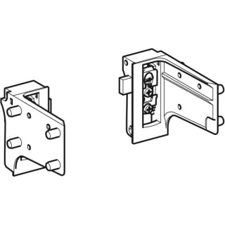 Geberit Libra H7 Schrankaufhänger Set, li/re zu allen Acanto Waschtischunterschränken, 243810001 243810001