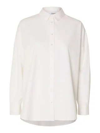 Selected - Oversize Hemd weiß - Gr. - 38