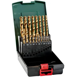 Metabo HSS-TiN-Kunststoffkassette SP - 19 teiliges Set - 627670000