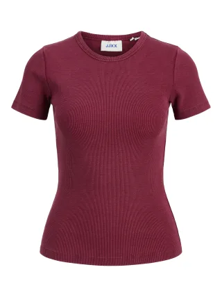 JJXX - JXFRANKIE WASH SS STR TEE JRS NOOS cabernet - Gr. - M