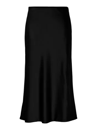 Y.A.S - YASPELLA HW MIDI SKIRT S. NOOS Black - Gr. - XS