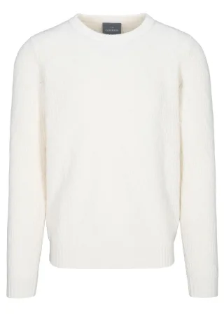 COMMANDER Finest Clothing - Rdh.-Pullover, 1/1 Arm snow white - Gr. - XL