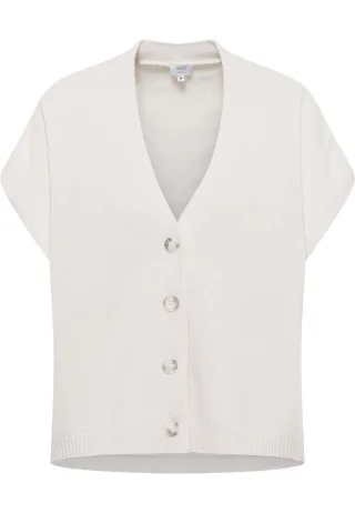 ETERNA - Strickweste off-white - Gr. - XS/ohne Ärmel