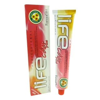 FARMAVITA Life Color Plus Hair Colouring Cream Haar Farbe Creme Coloration 100ml - 07R / 7.4 - Medium Copper Blonde