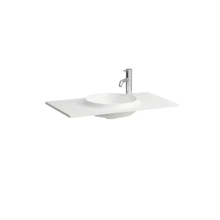 LAUFEN Möbel-Waschtisch Slim 777x445 Marbond weiß matt, H8140747571141 H8140747571141