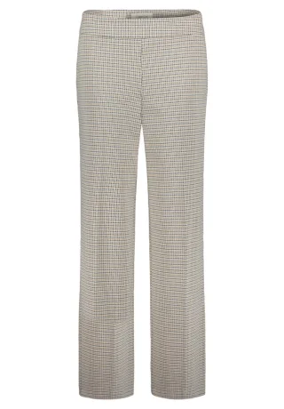 CARTOON - Karo-Hose beige/schwarz - Gr. - 38
