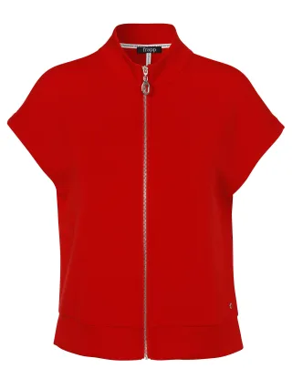 Frapp - Weste Stehkragen Zipper red - Gr. - 44