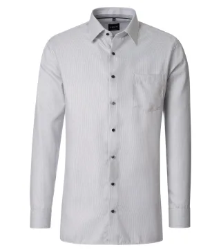 VENTI - Businesshemd silber - Gr. - 54