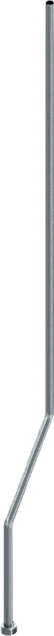 KWC Aquarotter Duschrohr, Durchmesser 18 mm, ÜM, Länge 1200 mm, Kröpfung 75 mm, 2030041522 2030041522