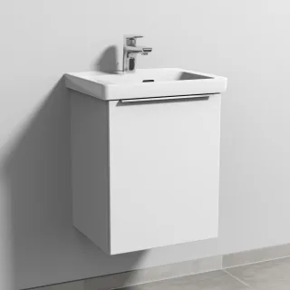 Sanipa 3way Waschtischunterbau zu Villeroy & Boch Subway 3.0 Waschtisch mit 1 Tür, Weiß-Soft UM84343