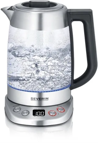 Severin  WK 3480  GLAS TEE/WASSERKOCHER (Edelstahl/Glas)
