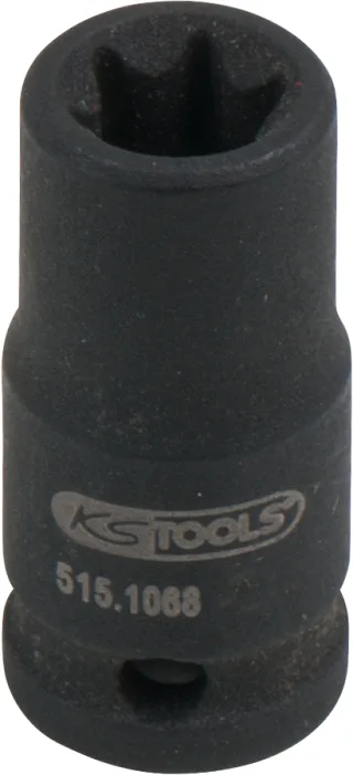 KS Tools 1/4" Torx-E-Kraft-Stecknuss, kurz - 515.1068