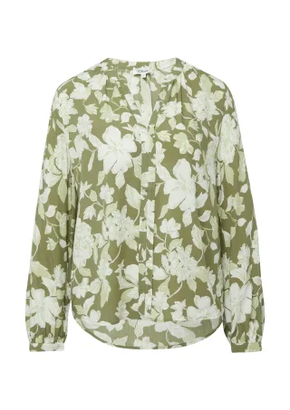 s.Oliver - Bluse olive|beige - Gr. - 40