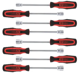 KS Tools ERGOTORQUEplus Stecknuss-Schraubendreher-Satz, 8-tlg - 159.1200