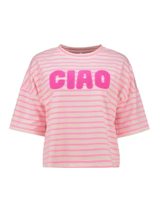 HaILYS - SS C SW Pa44loma offwhite/candy stripe - Gr. - S