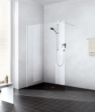 Kermi Walk-In XB WIW 1000x2000, silber hochglanz, ESG klar, XBWIW10020VAK XBWIW10020VAK