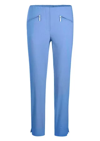 GOLDNER 7/8-Hose "Kurzgröße Stretchhose LOUISA, dehnbar & mit Taschen"