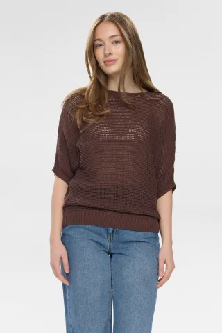 Nümph - NUERIKKA PULLOVER chicory coffee - Gr. - XS