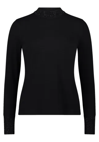 Betty Barclay - Feinstrickpullover schwarz - Gr. - 42