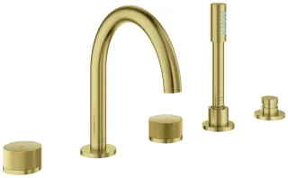 GROHE 5-Loch Wannenarmatur Atrio Private C. 25226 Knopfbetätigung cool sunrise geb., 25226GN0 25226GN0