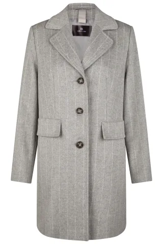 Barbara Lebek - Wollmantel grey - Gr. - 50