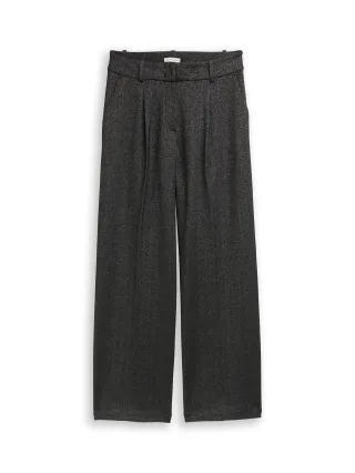 Tom Tailor - TTLEA WIDE Hose mit Glitzer-Effekt - Gr. - 40/32