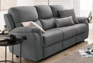 ATLANTIC home collection 3-Sitzer "Diana" mit Relaxfunktion und Federkern, hohe Belastbarkeit