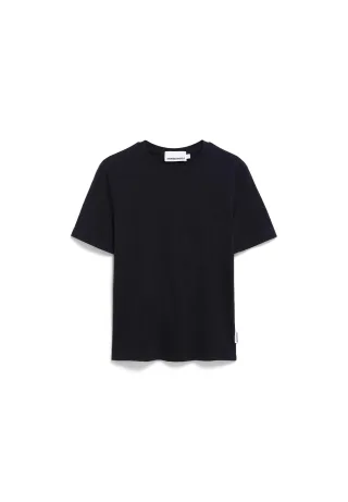 Armedangels - LUALAA LINEN BLEND T-SHIRT black - Gr. - S